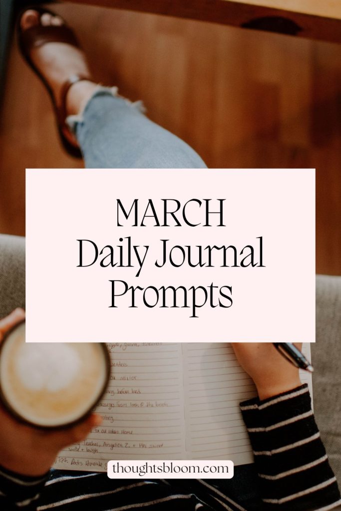 March Daily Journal Prompts for Clarity