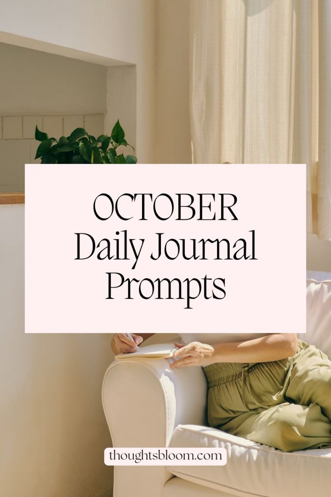 October Daily Journal Prompts for Reflection