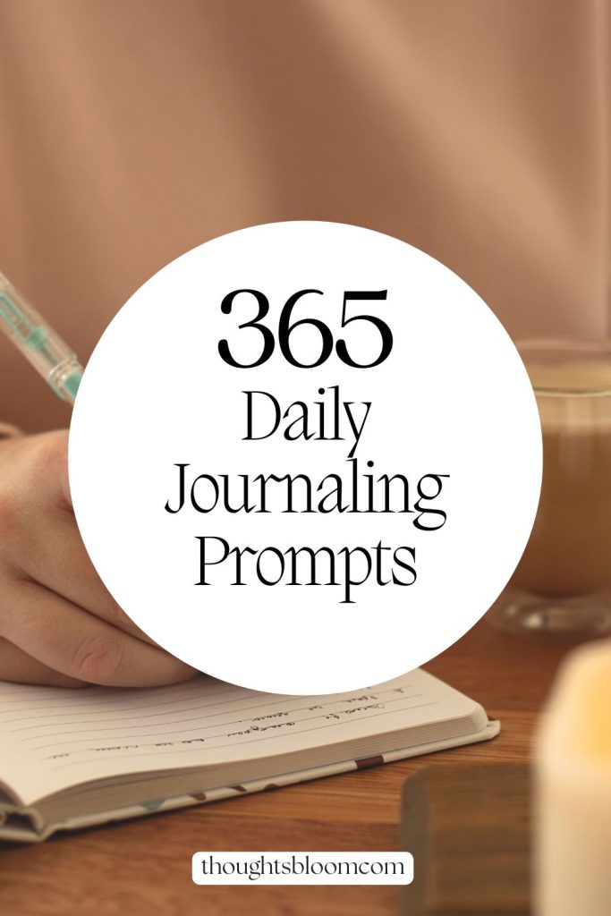 365 Daily Journal Prompts Rich Pin 1