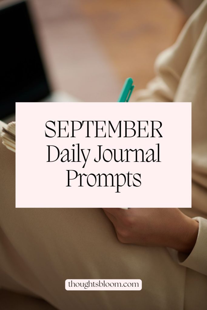 September Daily Journal Prompts for Gratitude