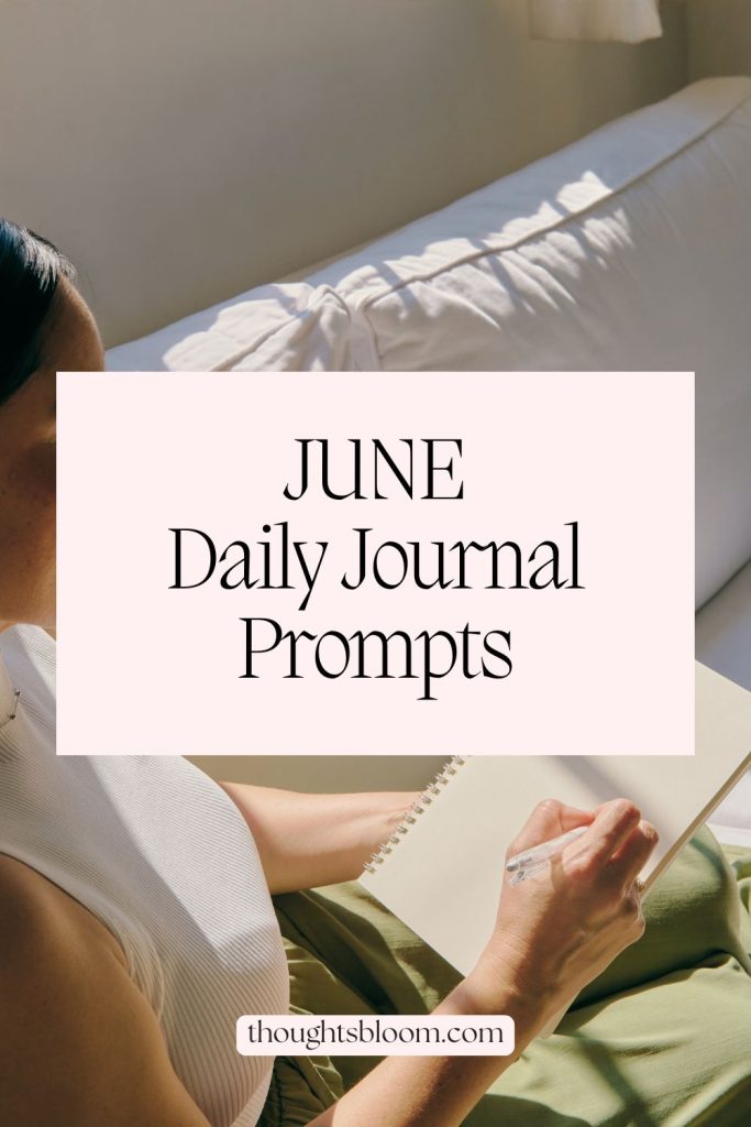 June Daily Journal Prompts for Balance & Wellbeing